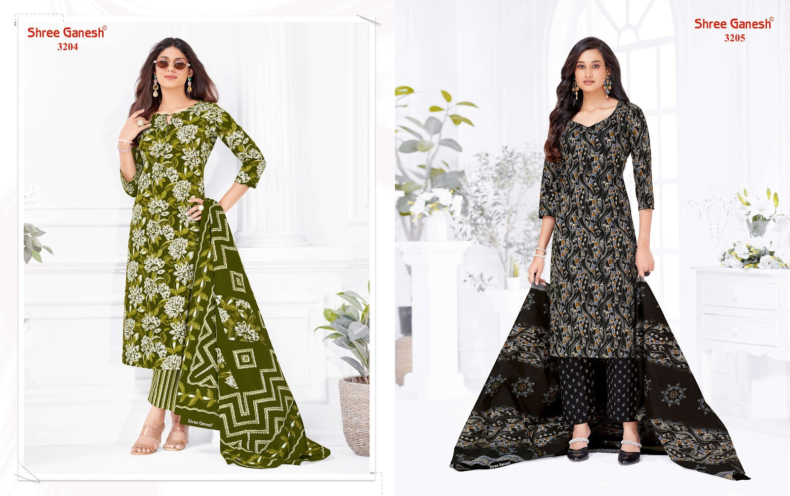 Samaiyra Vol 22 Shree Ganesh Cotton Dress Material Supplier