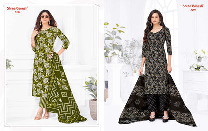 Samaiyra Vol 22 Shree Ganesh Cotton Dress Material Supplier