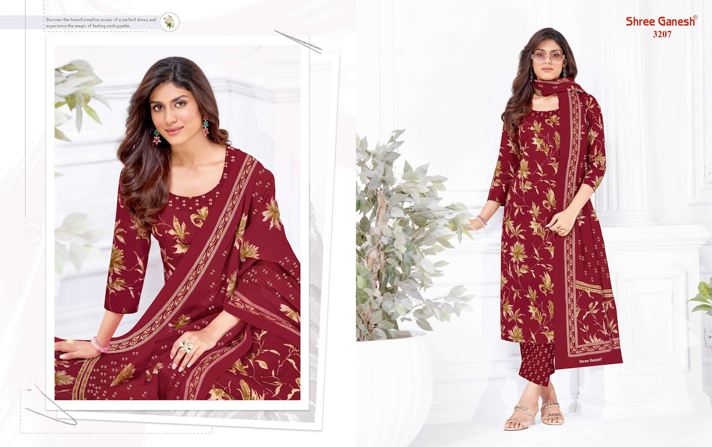 Samaiyra Vol 22 Shree Ganesh Cotton Dress Material Supplier