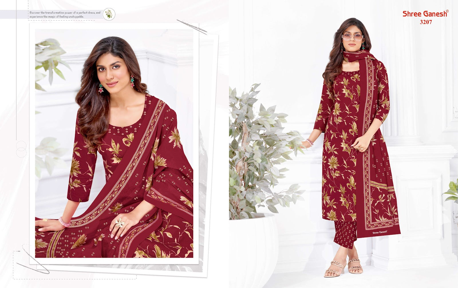 Samaiyra Vol 22 Shree Ganesh Cotton Dress Material Supplier