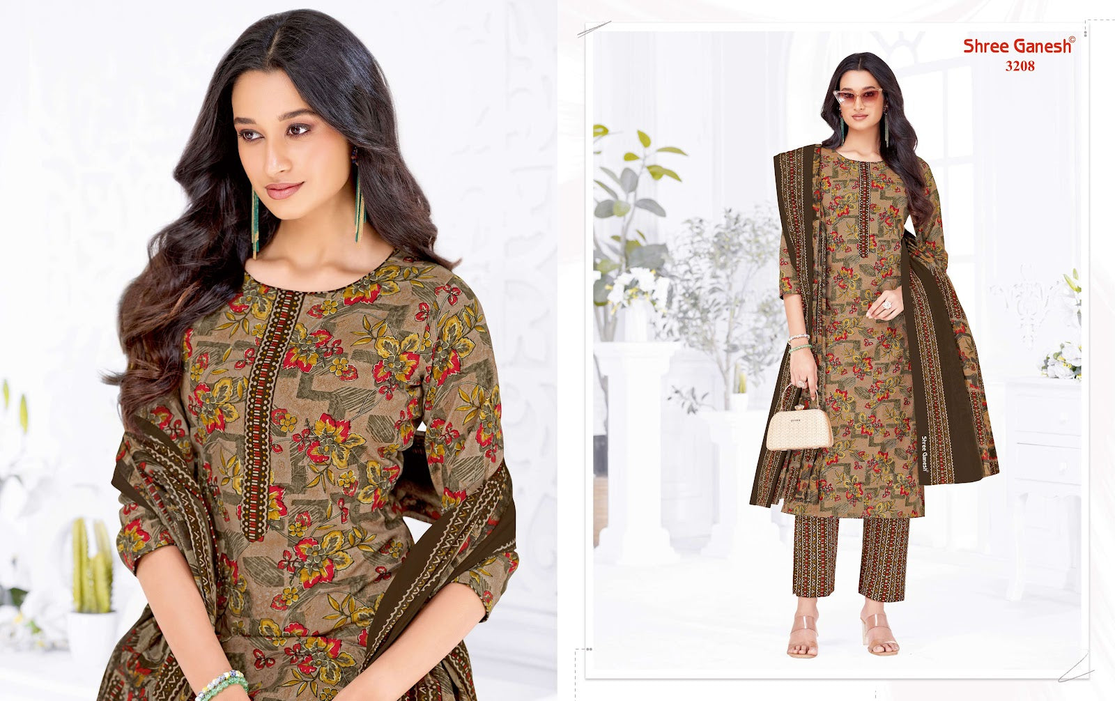 Samaiyra Vol 22 Shree Ganesh Cotton Dress Material Supplier