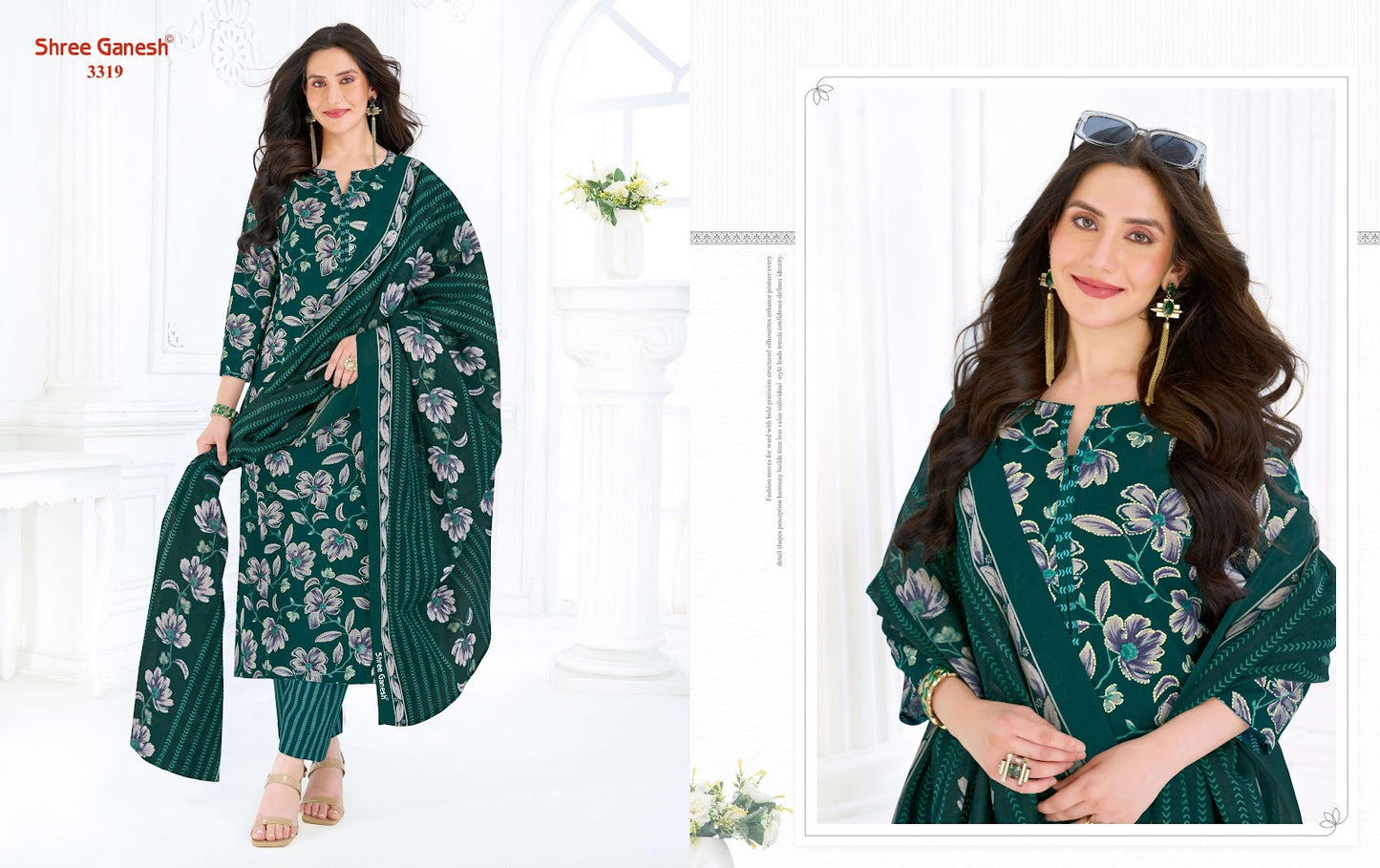 Samaiyra Vol 23 Shree Ganesh Cotton Dress Material Exporter India