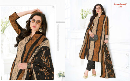 Samaiyra Vol 23 Shree Ganesh Cotton Dress Material Exporter India