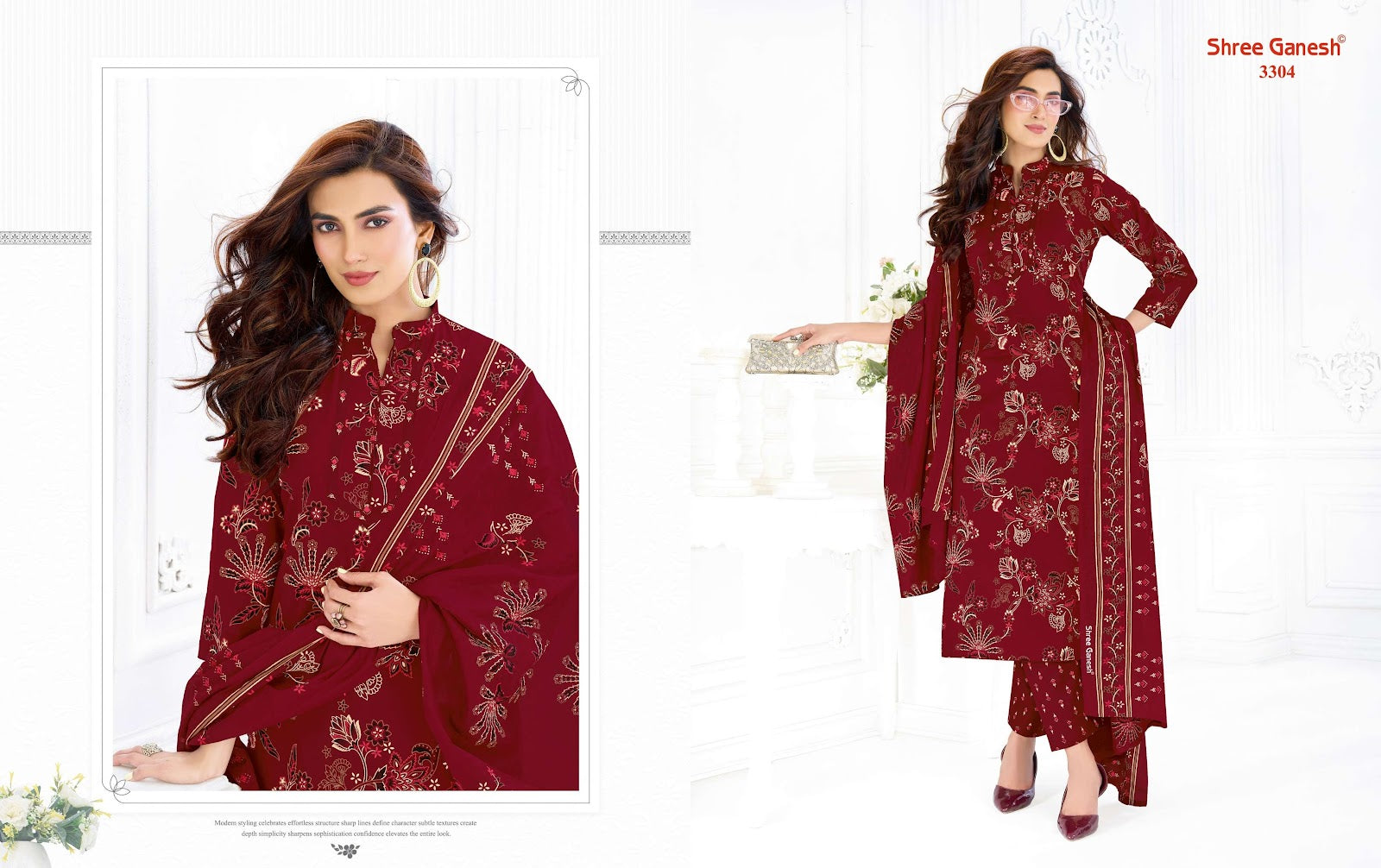 Samaiyra Vol 23 Shree Ganesh Cotton Dress Material Exporter India
