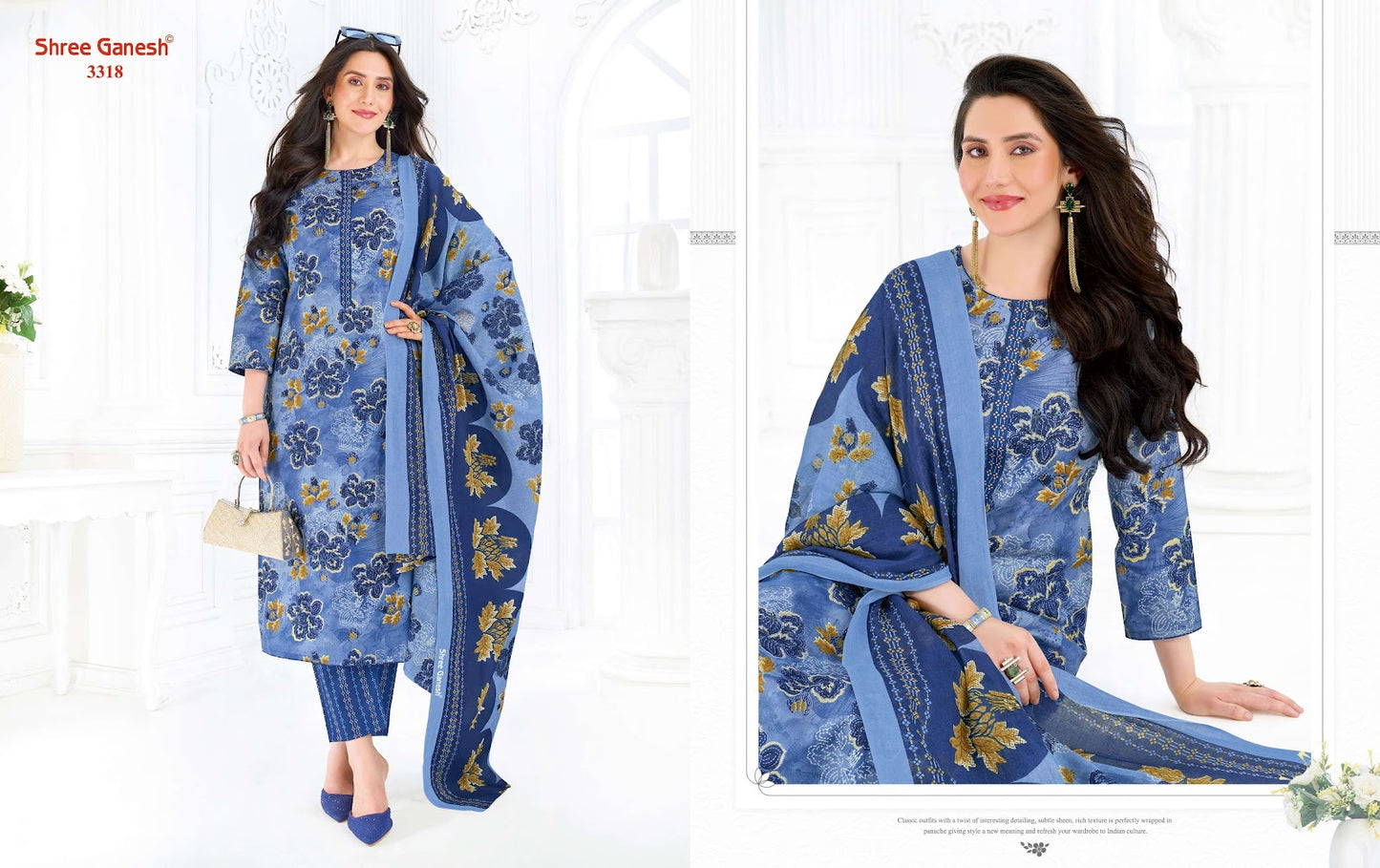 Samaiyra Vol 23 Shree Ganesh Readymade Cotton Pant Suits Wholesale Rate