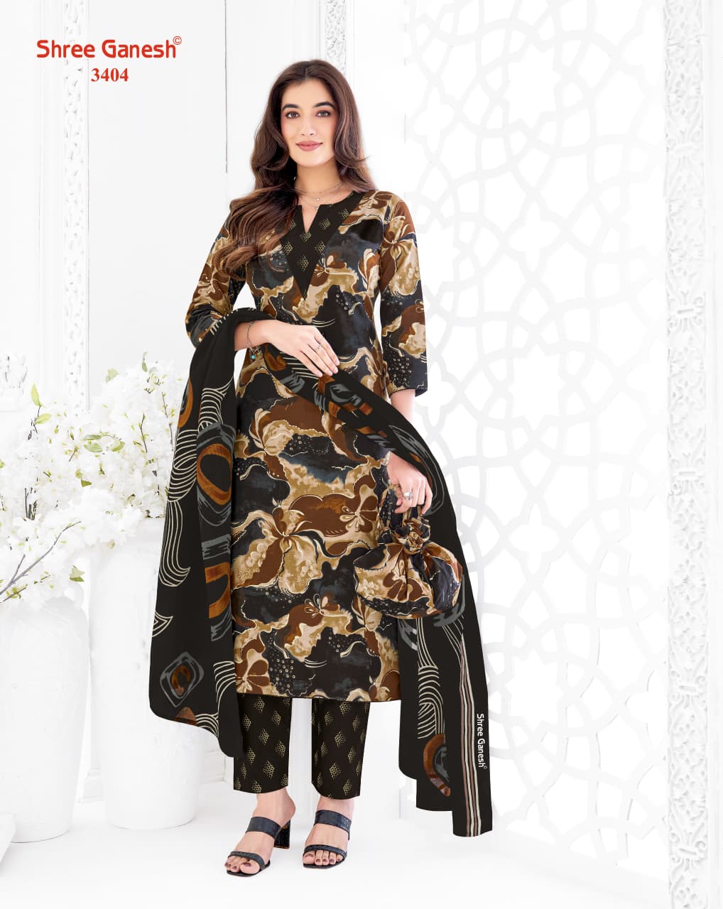 Samaiyra Vol 24 Shree Ganesh Cotton Dress Material Supplier India