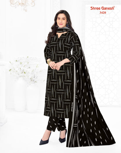Samaiyra Vol 24 Shree Ganesh Cotton Dress Material Supplier India