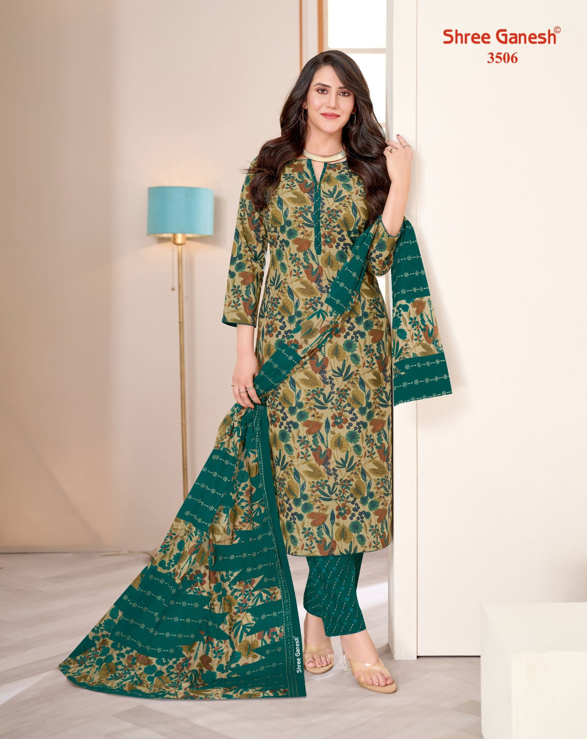 Samaiyra Vol 25 Shree Ganesh Cotton Dress Material Wholesale Price