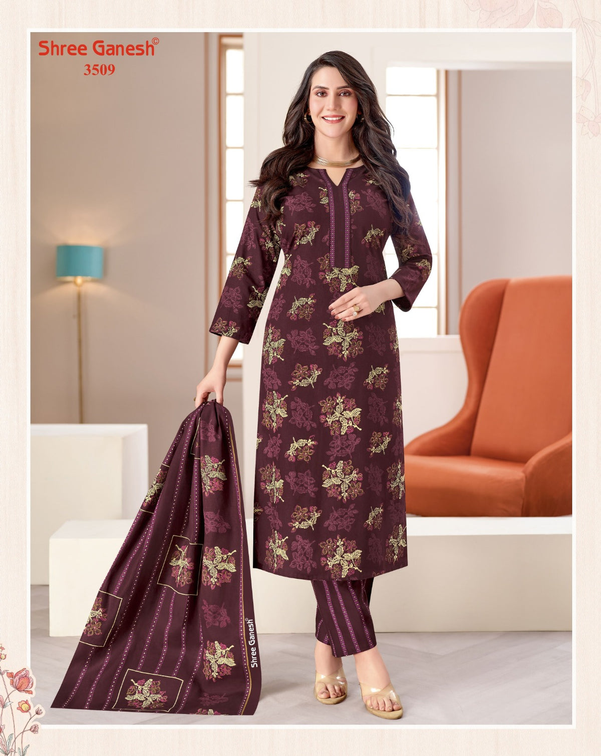 Samaiyra Vol 25 Shree Ganesh Cotton Dress Material Wholesale Price
