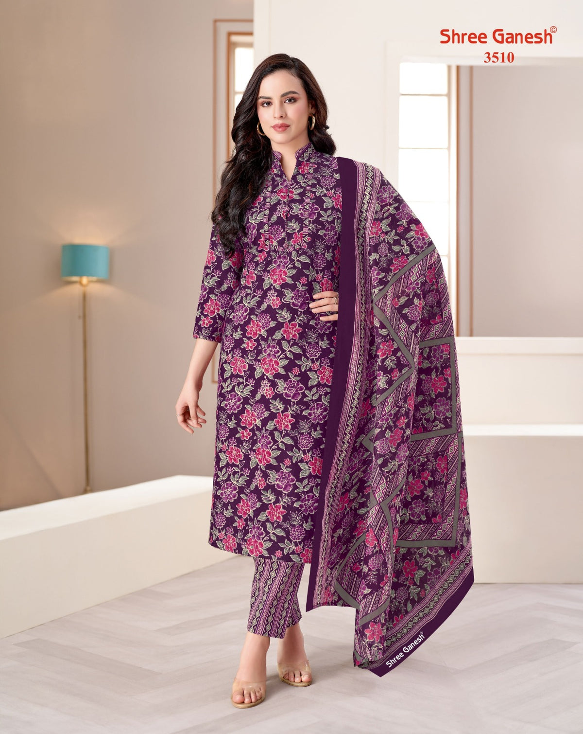 Samaiyra Vol 25 Shree Ganesh Cotton Dress Material Wholesale Price