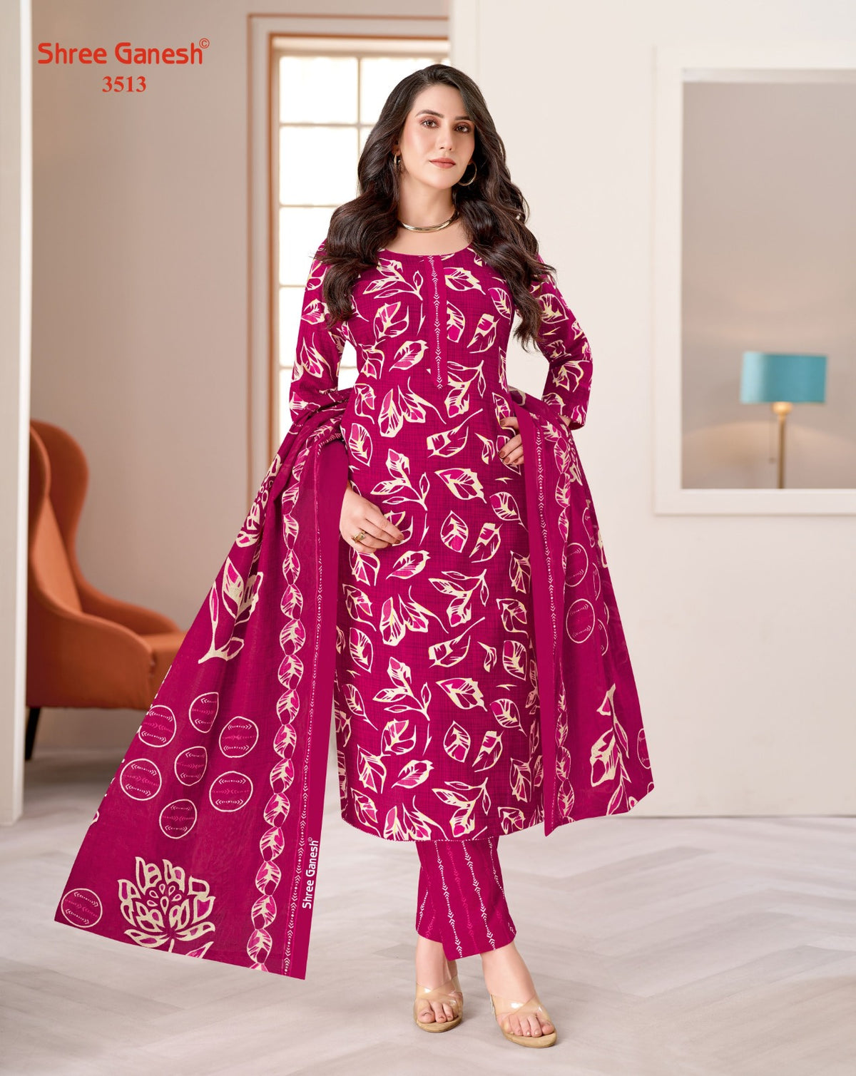 Samaiyra Vol 25 Shree Ganesh Cotton Dress Material Wholesale Price