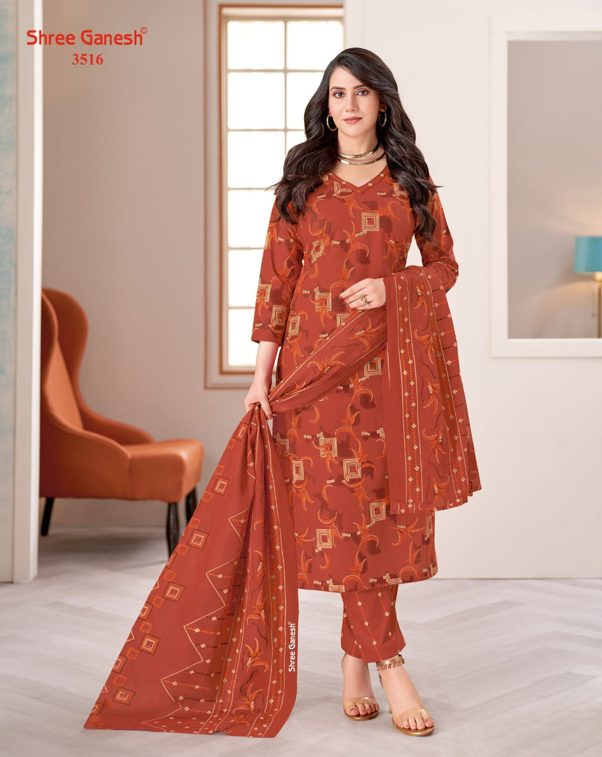 Samaiyra Vol 25 Shree Ganesh Cotton Dress Material Wholesale Price