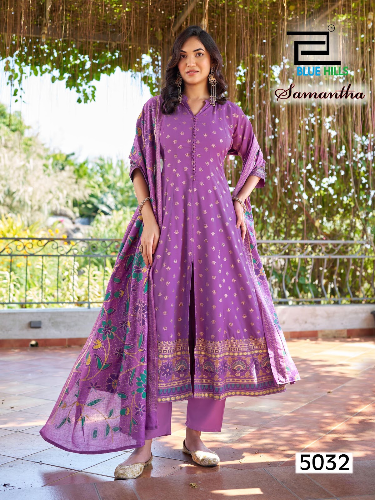Samantha Blue Hills Rayon 14Kg Readymade Suits Supplier India