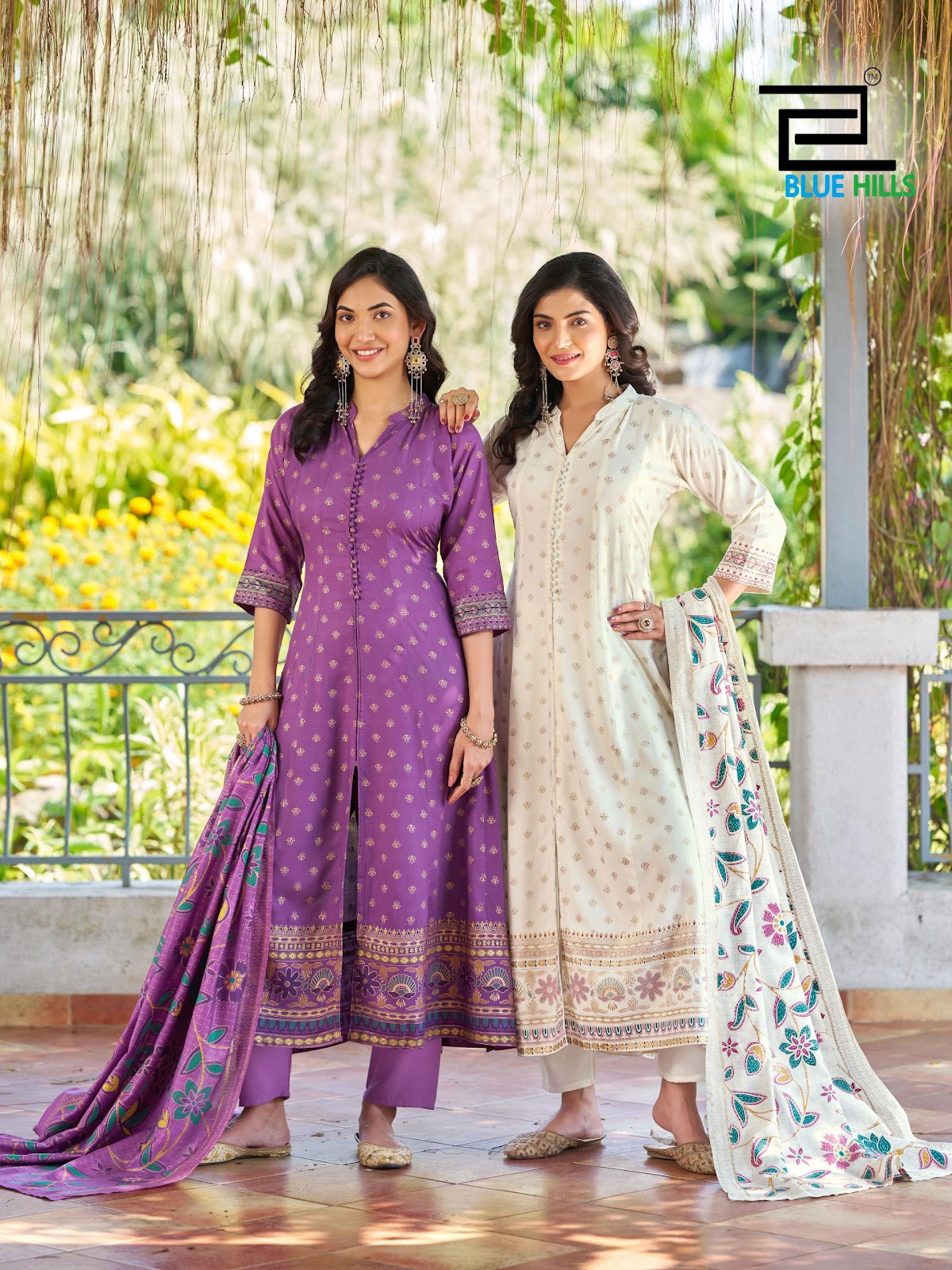 Samantha Blue Hills Rayon 14Kg Readymade Suits Supplier India