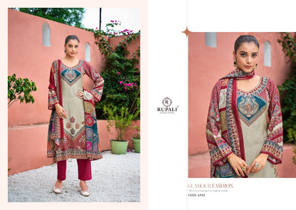Samantha Rupali Muslin Pant Style Suits Wholesaler Ahmedabad