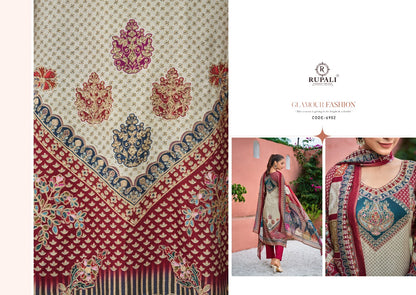 Samantha Rupali Muslin Pant Style Suits Wholesaler Ahmedabad