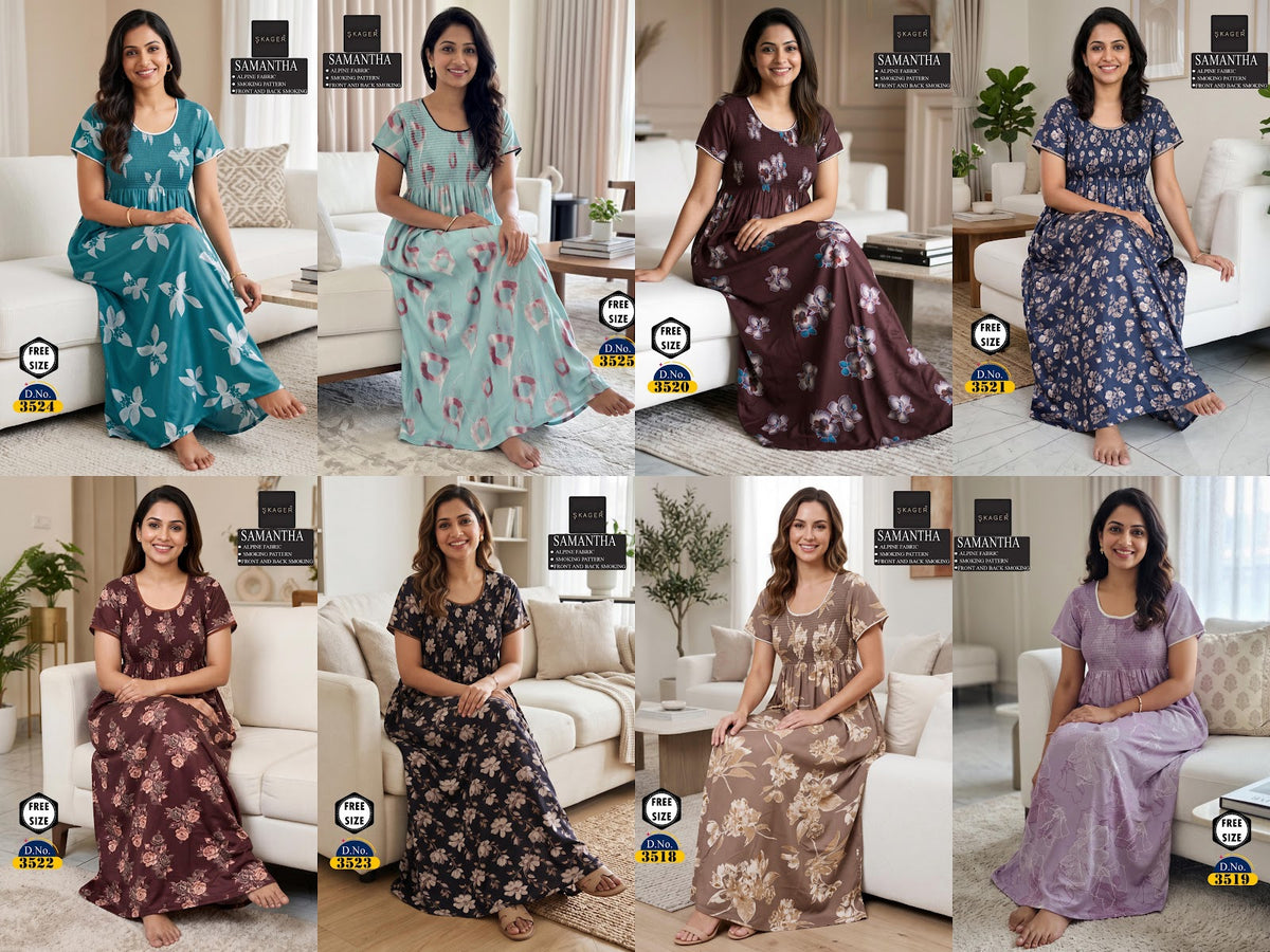 Samantha Skager Alpine Night Gowns Wholesale Price