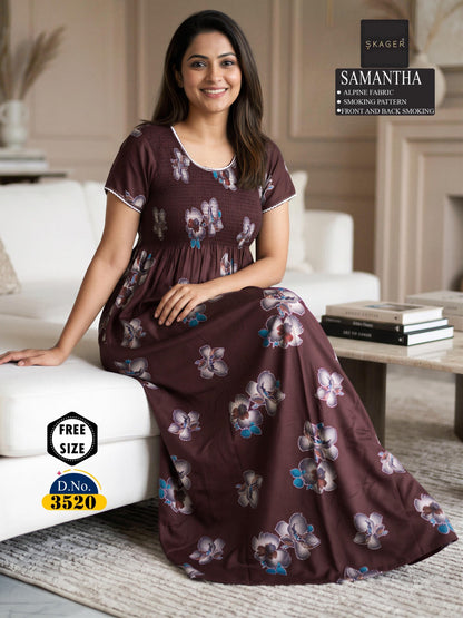 Samantha Skager Alpine Night Gowns Wholesale Price