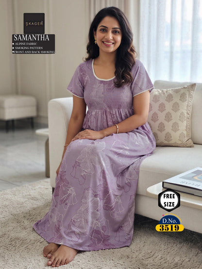 Samantha Skager Alpine Night Gowns Wholesale Price