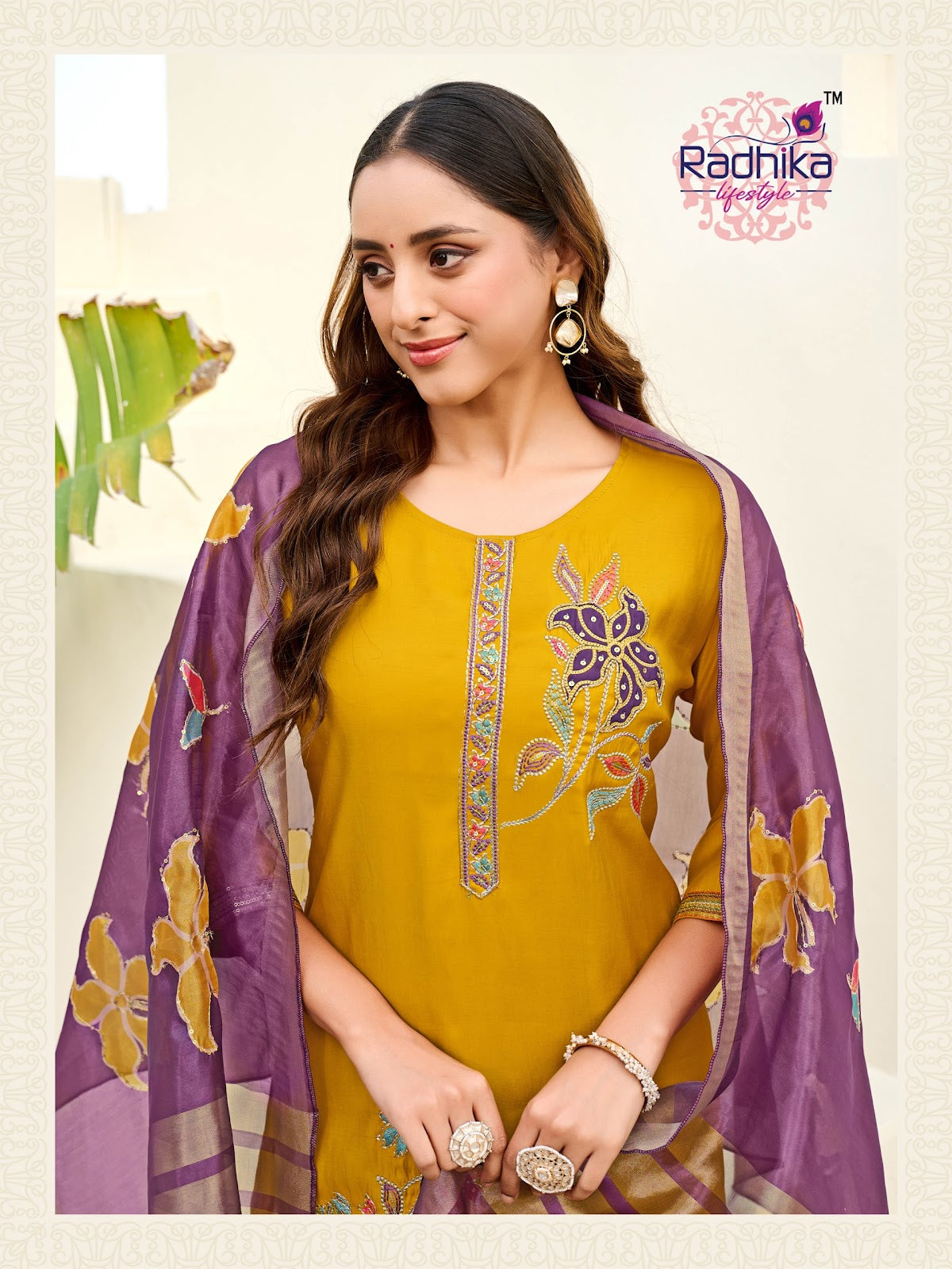 Samantha Vol 1 Radhika Lifestyle Roman Readymade Pant Style Suits Manufacturer Ahmedabad