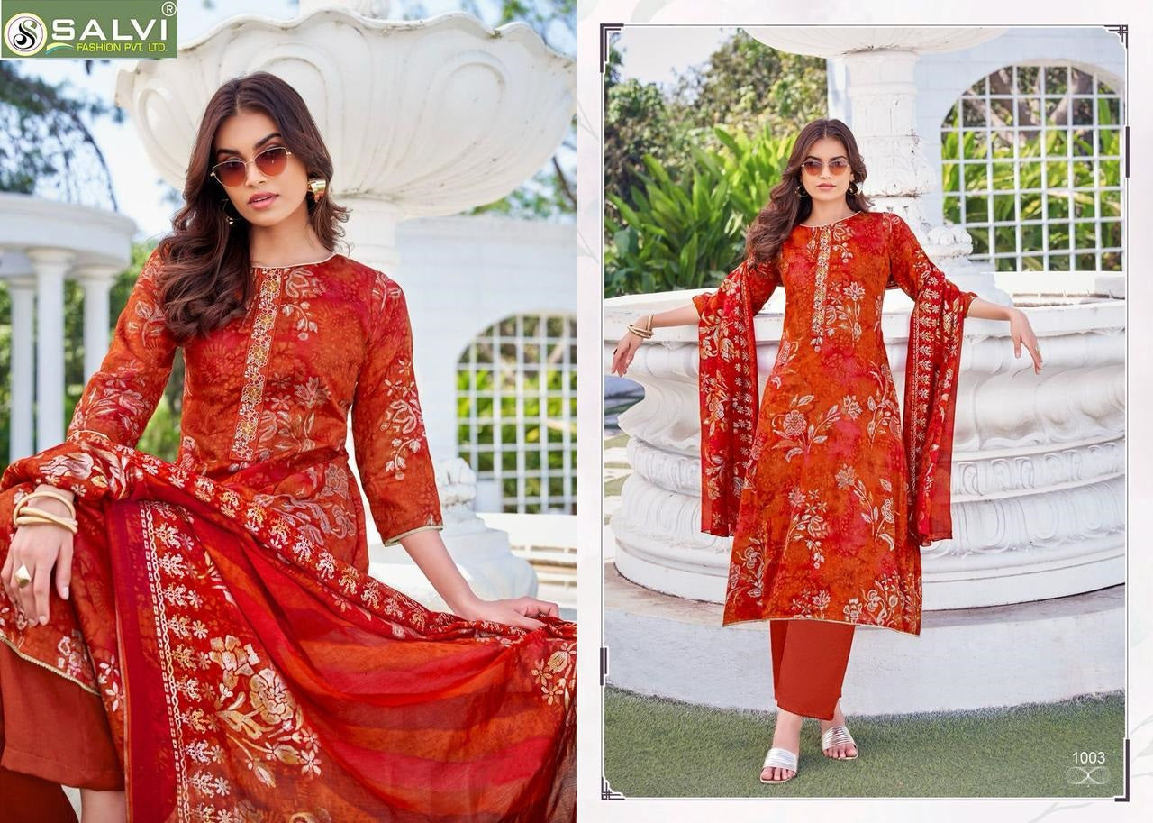 Samara Salvi Fashion Jam Satin Pant Style Suits Wholesale Price