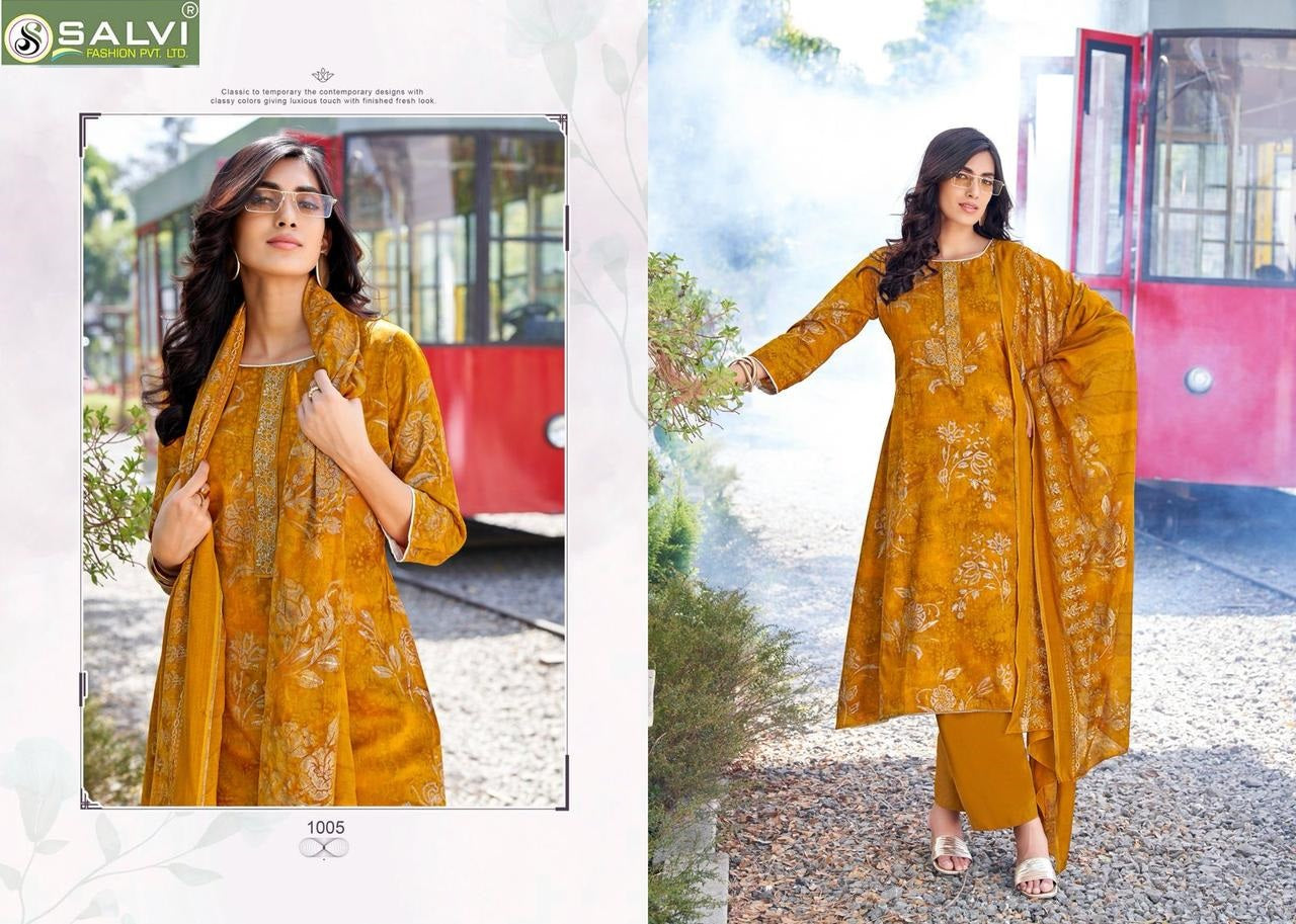 Samara Salvi Fashion Jam Satin Pant Style Suits Wholesale Price