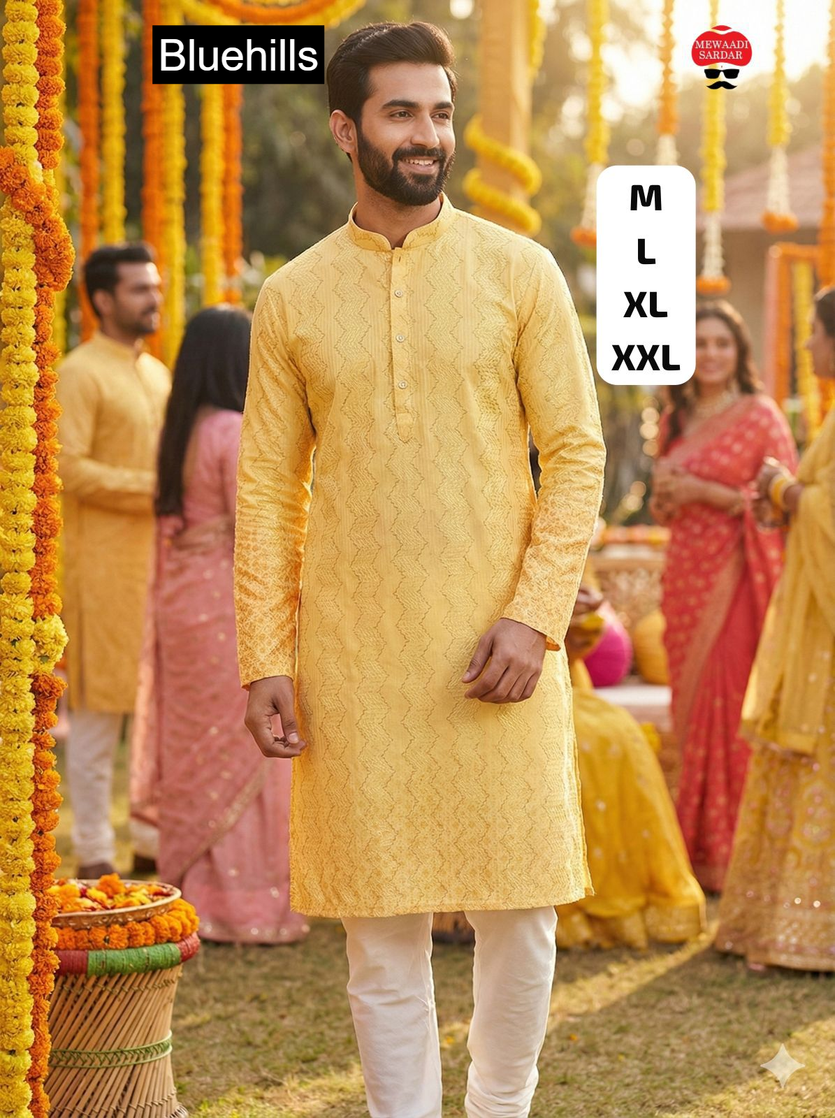 Samaroo Bluehills Rayon Mens Kurta Wholesale