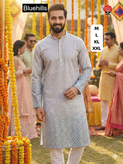 Samaroo Bluehills Rayon Mens Kurta Wholesale