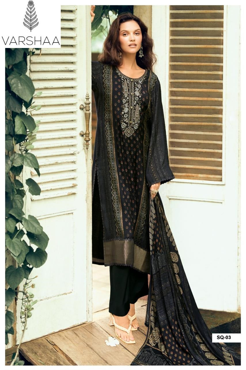 Samarqand Varshaa Viscose Muslin Pant Style Suits Wholesaler Gujarat