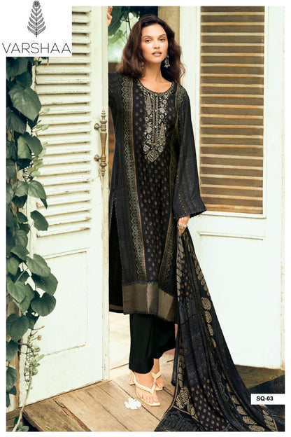 Samarqand Varshaa Viscose Muslin Pant Style Suits Wholesaler Gujarat