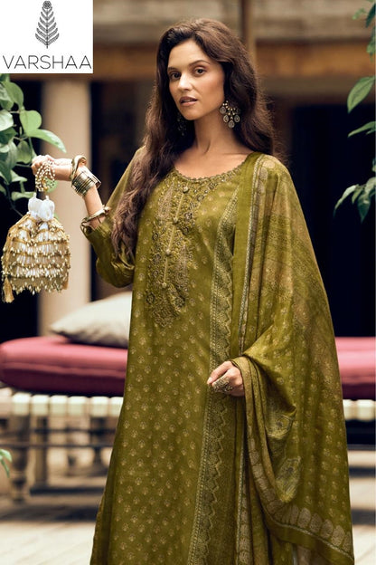 Samarqand Varshaa Viscose Muslin Pant Style Suits Wholesaler Gujarat