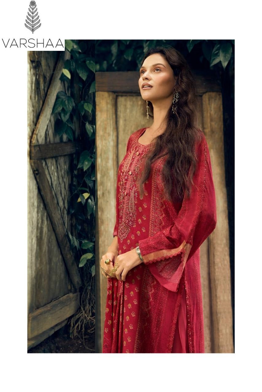 Samarqand Varshaa Viscose Muslin Pant Style Suits Wholesaler Gujarat