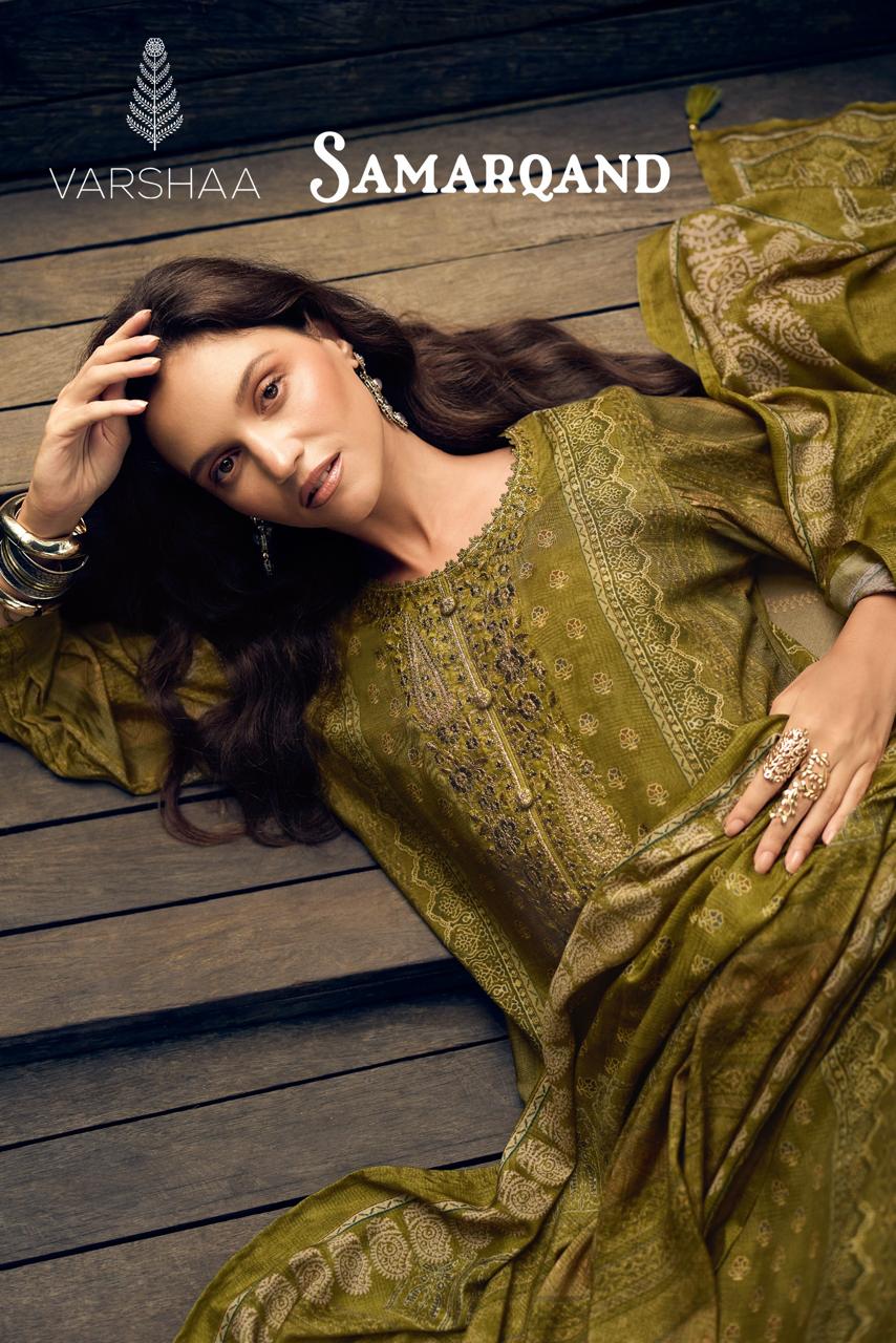 Samarqand Varshaa Viscose Muslin Pant Style Suits Wholesaler Gujarat