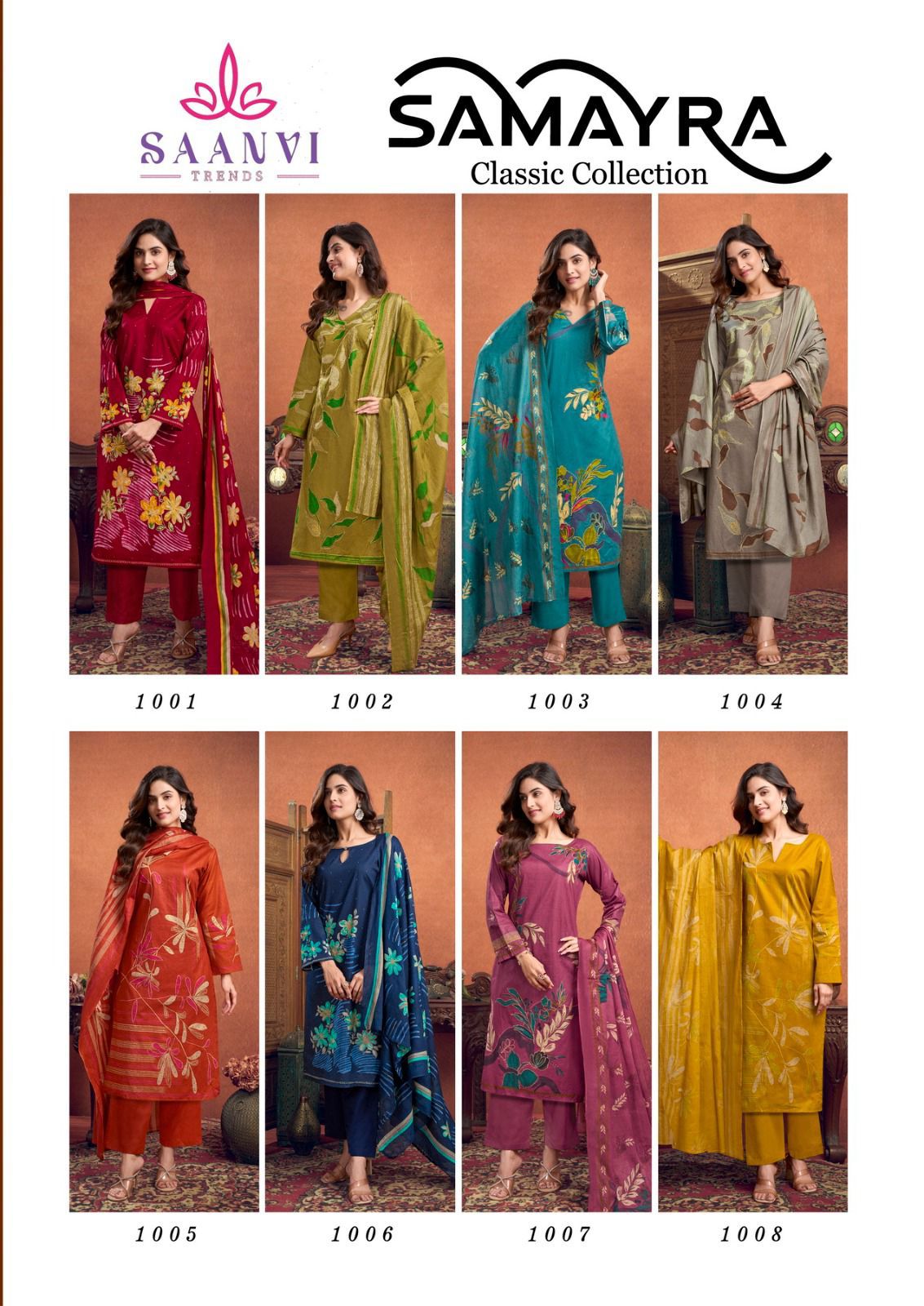 Samayra Saanvi Cotton Karachi Salwar Suits Supplier Gujarat