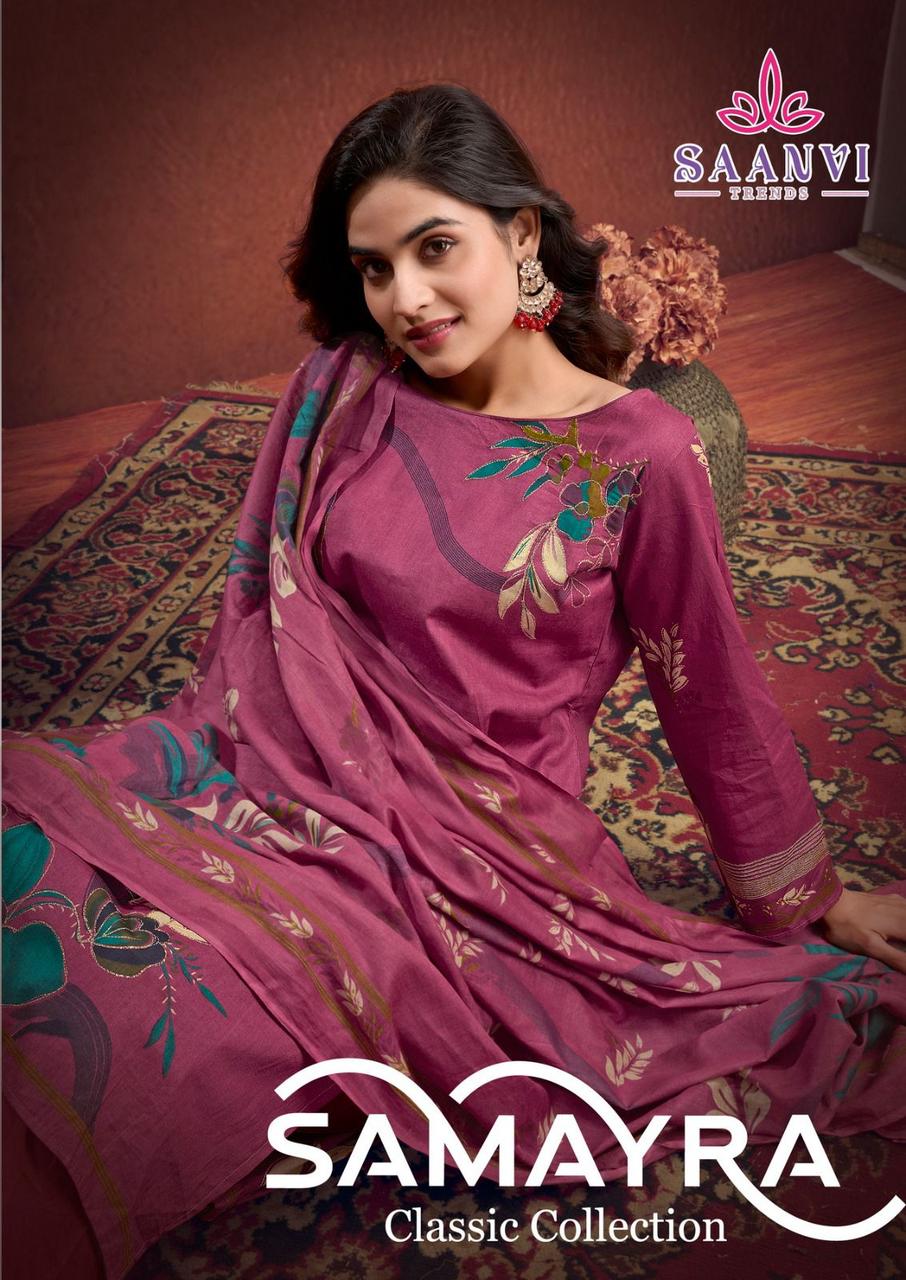 Samayra Saanvi Cotton Karachi Salwar Suits Supplier Gujarat