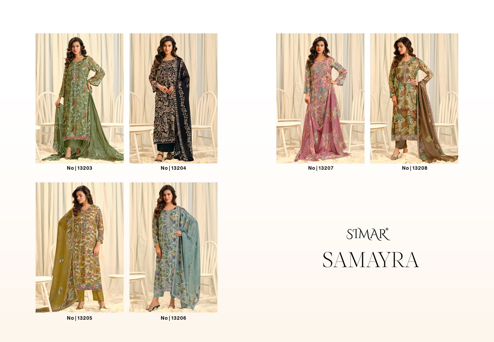 Samayra Simar Silk Pant Style Suits Exporter Ahmedabad