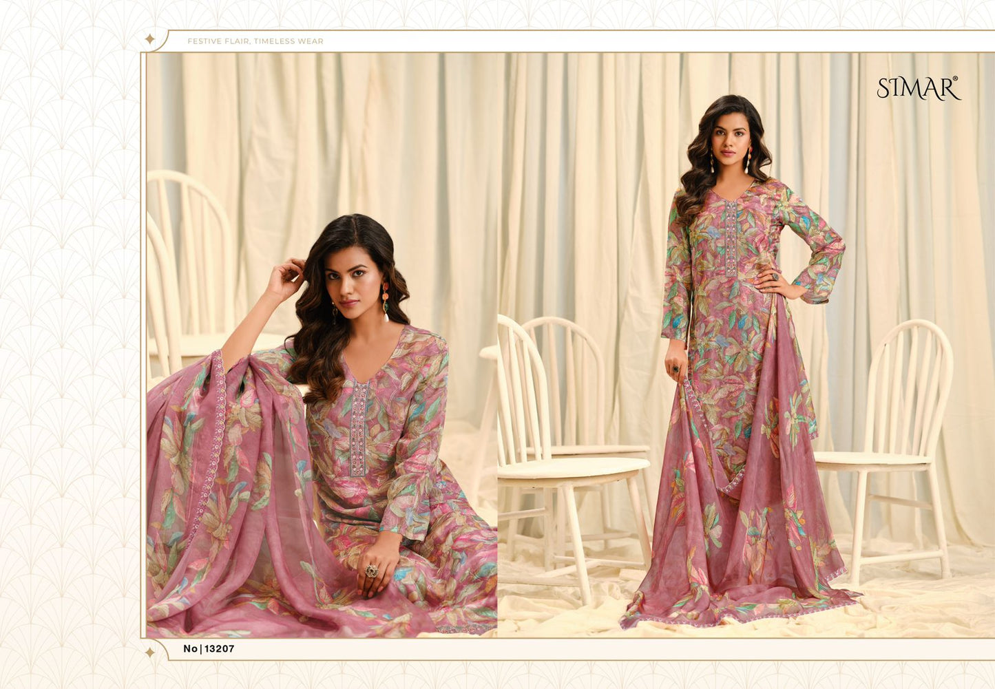 Samayra Simar Silk Pant Style Suits Exporter Ahmedabad