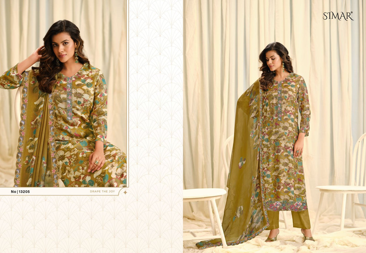 Samayra Simar Silk Pant Style Suits Exporter Ahmedabad