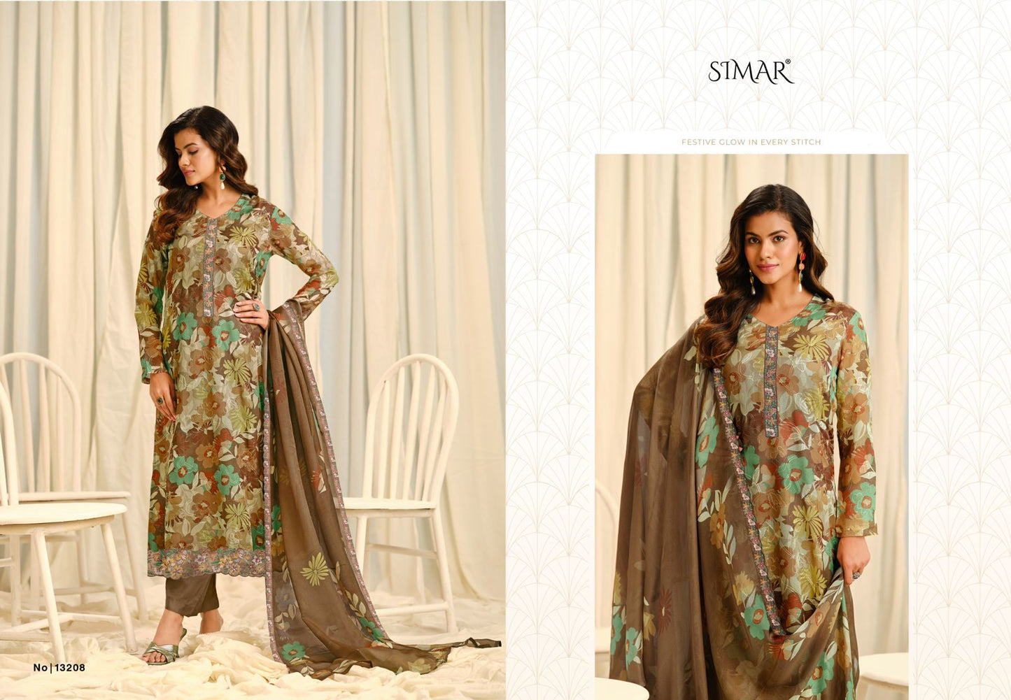 Samayra Simar Silk Pant Style Suits Exporter Ahmedabad