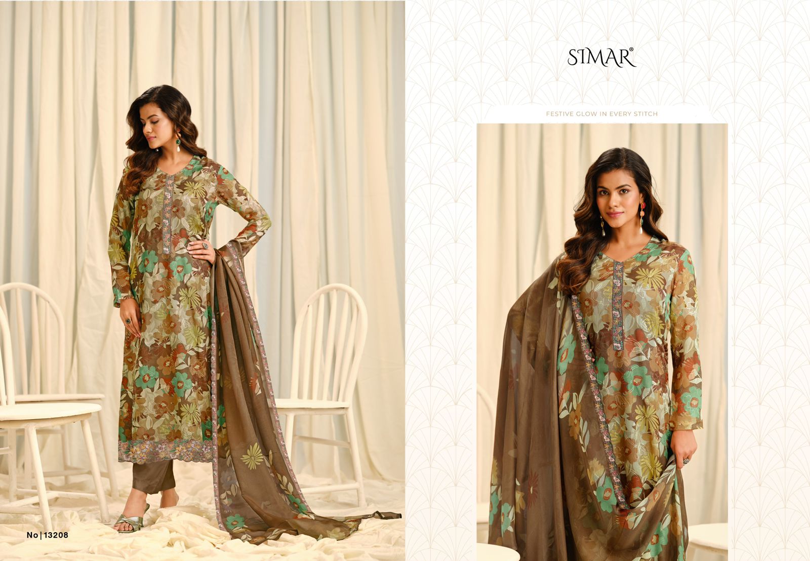 Samayra Simar Silk Pant Style Suits Exporter Ahmedabad
