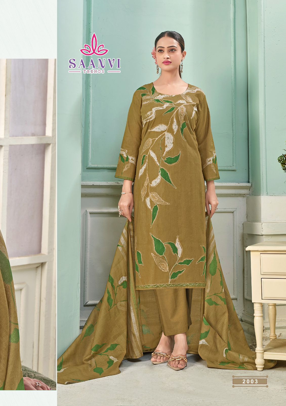 Samayra Vol 2 Saanvi Cotton Karachi Salwar Suits Wholesaler Ahmedabad