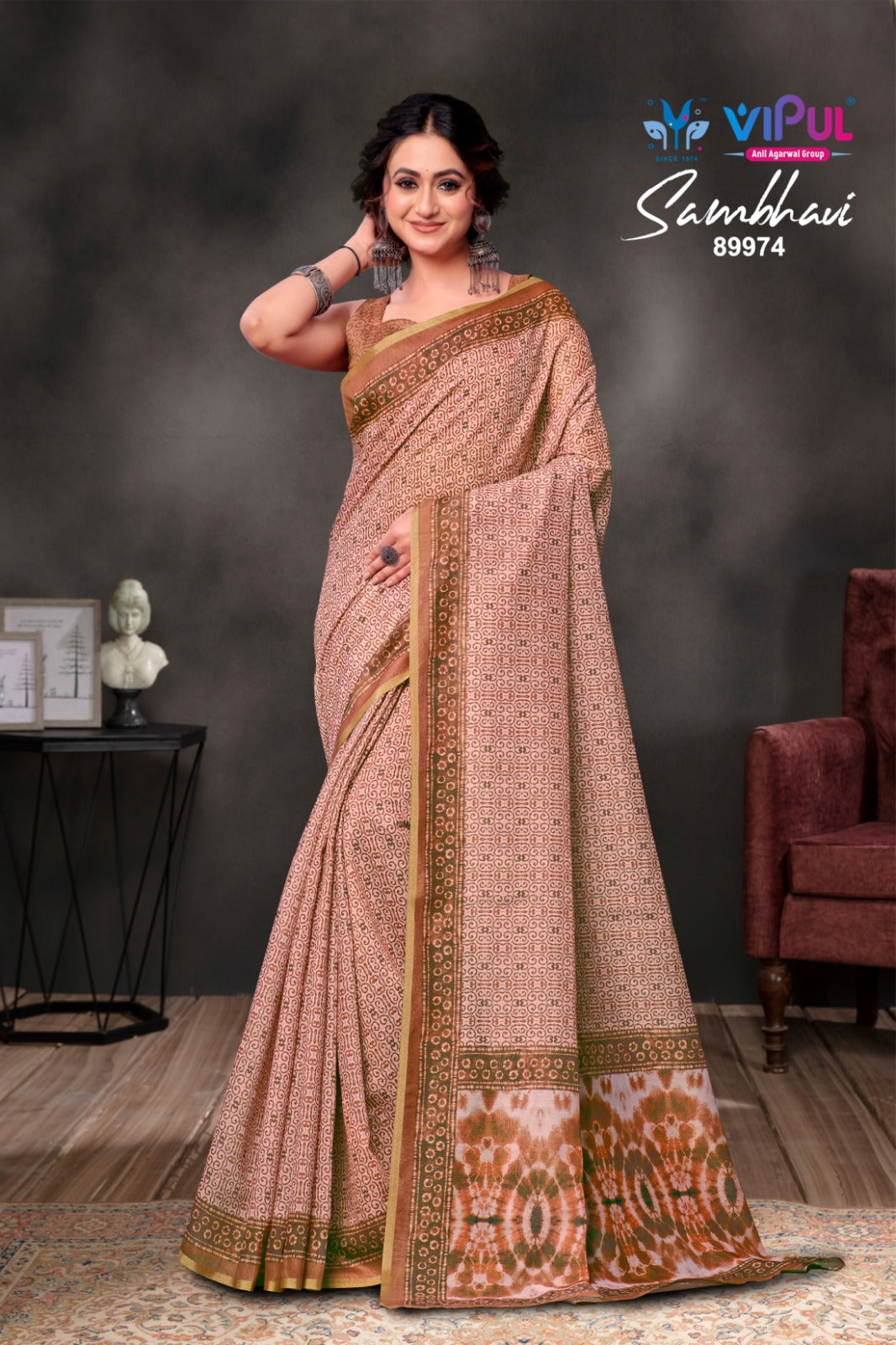 Sambhavi Vipul Cotton Sarees Exporter Ahmedabad