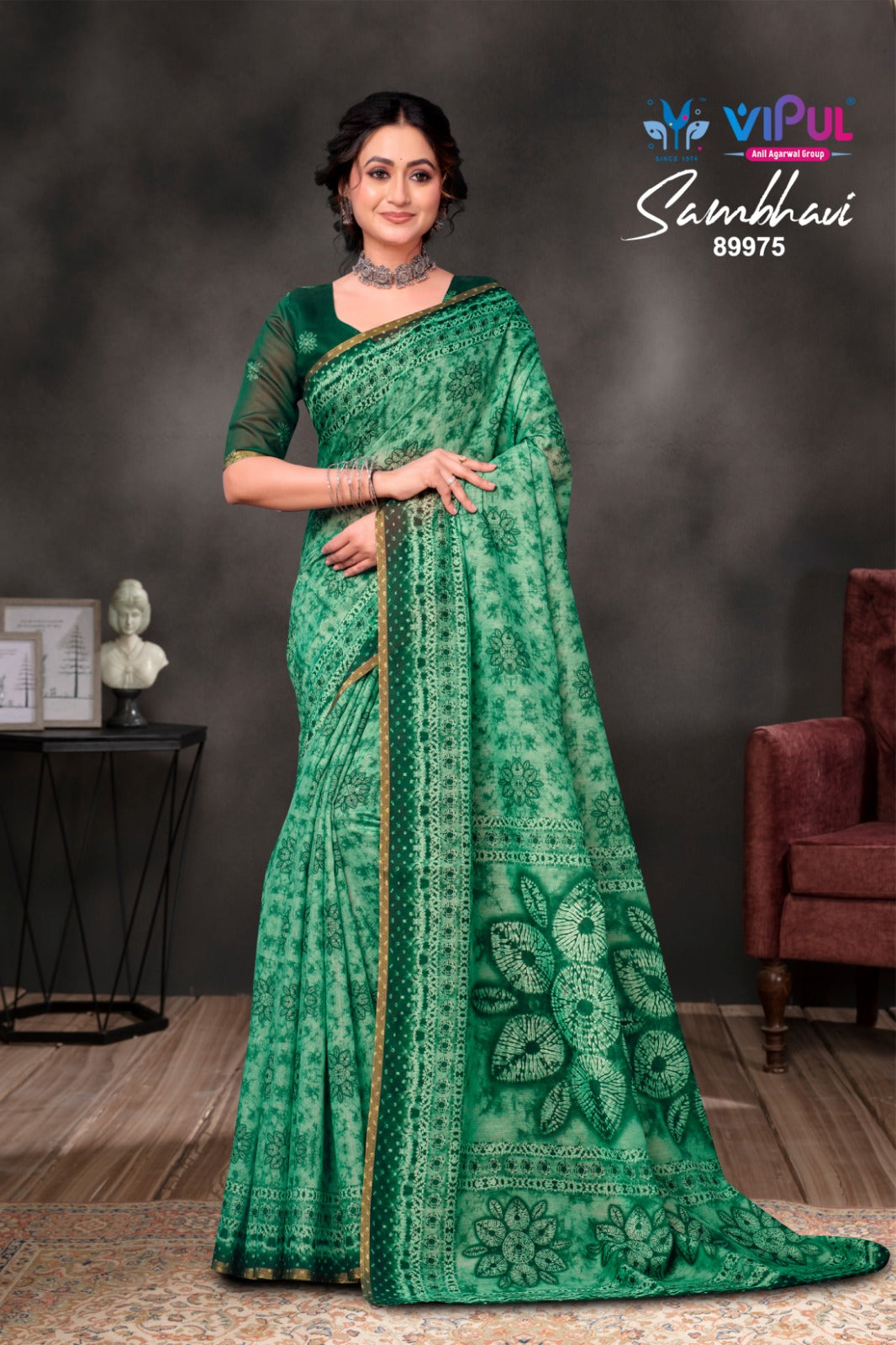 Sambhavi Vipul Cotton Sarees Exporter Ahmedabad