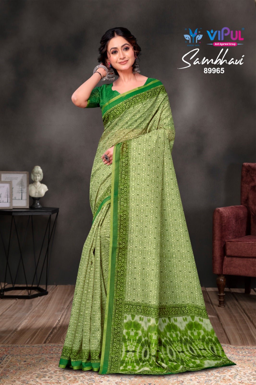 Sambhavi Vipul Cotton Sarees Exporter Ahmedabad