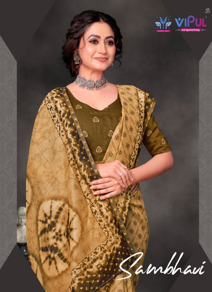 Sambhavi Vipul Cotton Sarees Exporter Ahmedabad