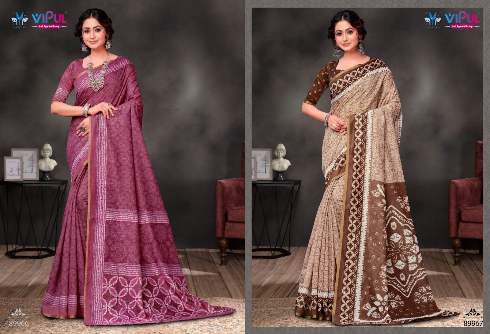 Sambhavi Vipul Cotton Sarees Exporter Ahmedabad