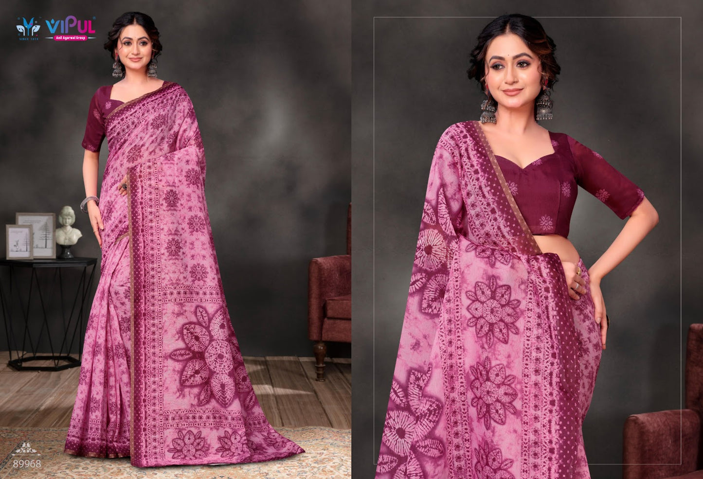 Sambhavi Vipul Cotton Sarees Exporter Ahmedabad
