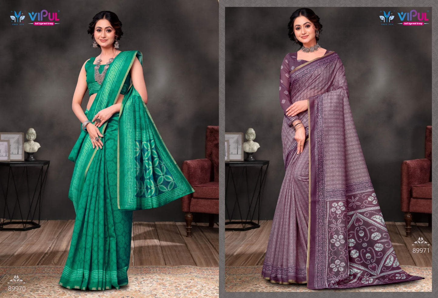 Sambhavi Vipul Cotton Sarees Exporter Ahmedabad