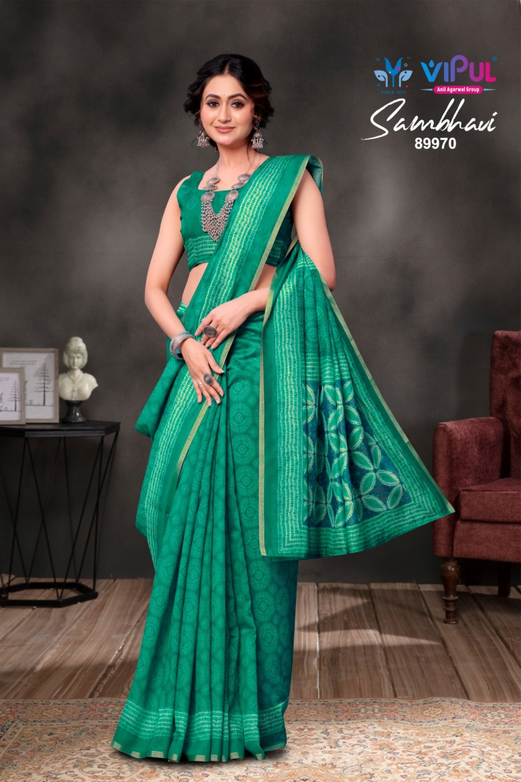 Sambhavi Vipul Cotton Sarees Exporter Ahmedabad