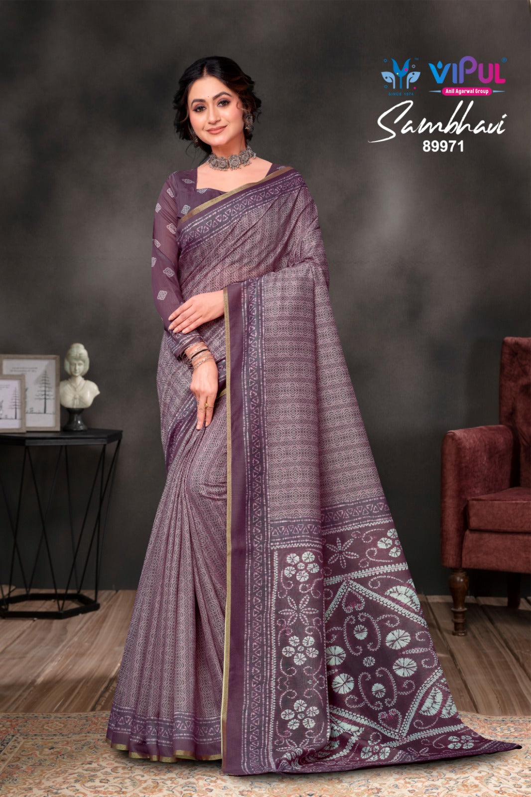 Sambhavi Vipul Cotton Sarees Exporter Ahmedabad